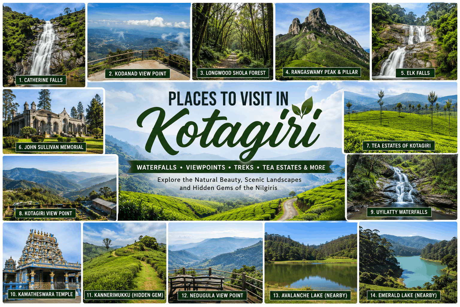 Places to Visit in Kotagiri: Complete Travel Guide to the Hidden Gem of the Nilgiris